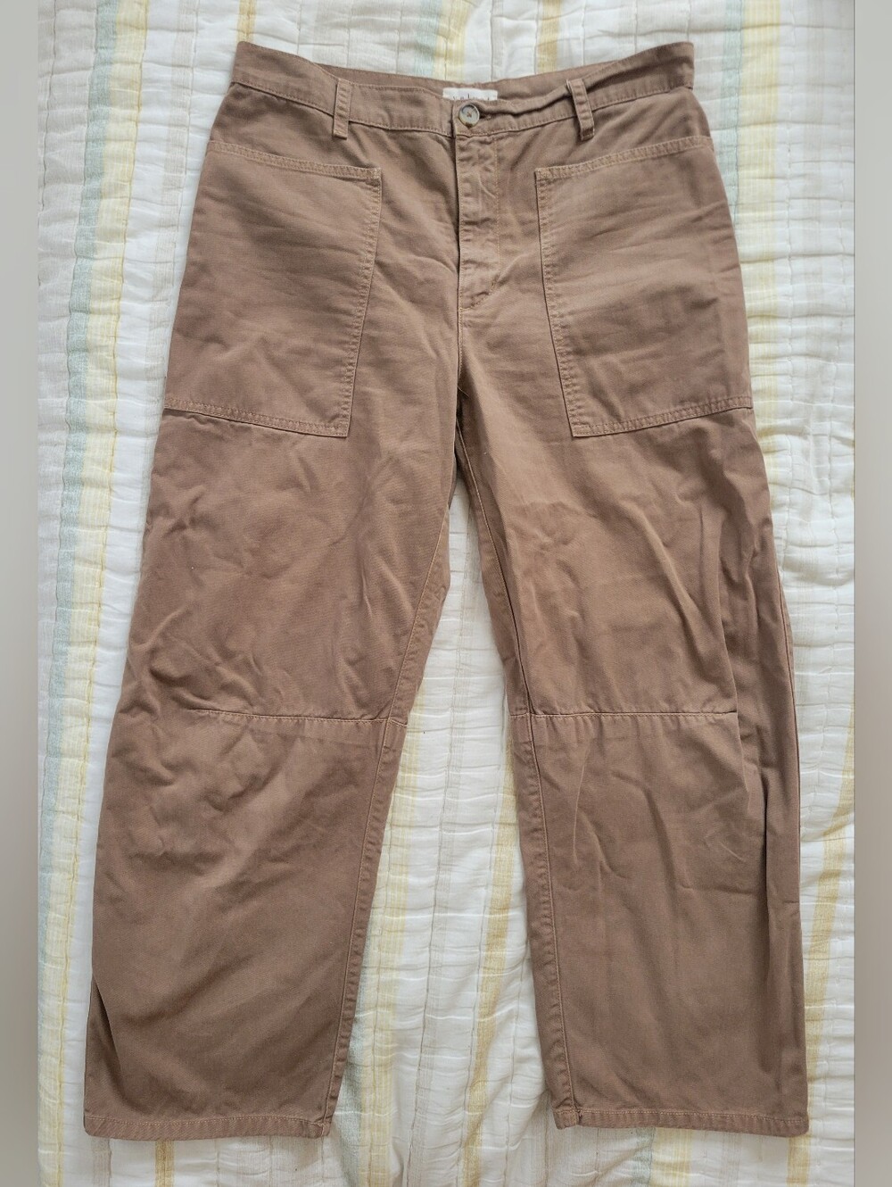 Velvet Brylie Khaki/Tan Cotton Pants Size 10